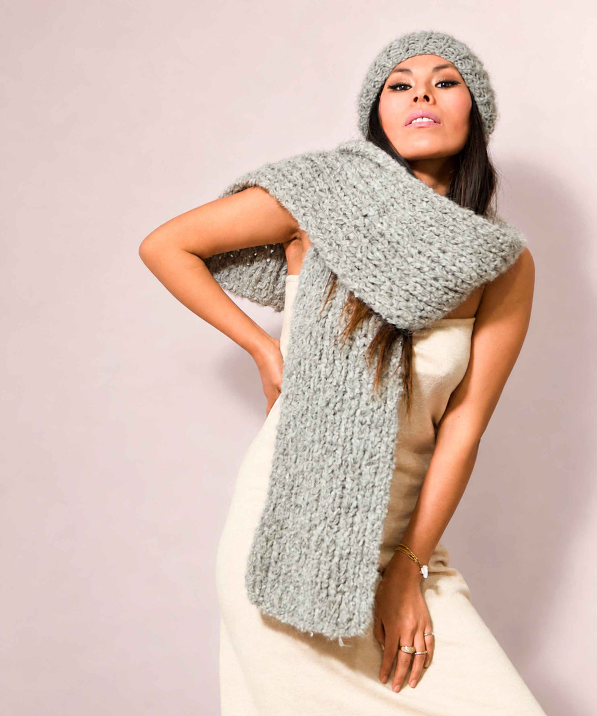CHUNKY ALPACA SCARF