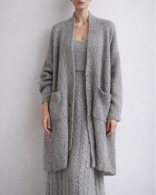 Oversized Knit Alpaca Sweater | Chunky Slouchy Pullover