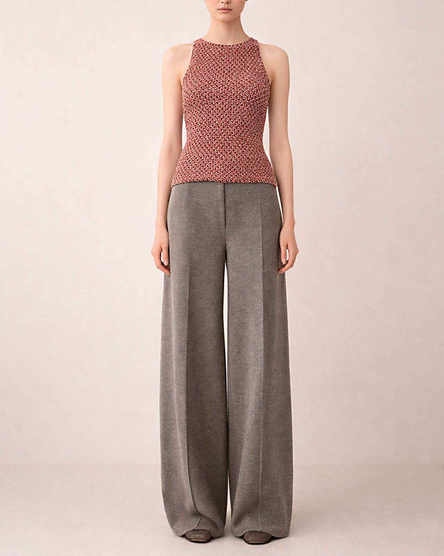 Crochet Eco Cotton Tank Top, Handmade Sleeveless Blouse