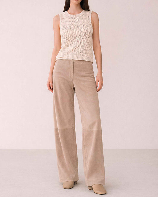 White Crochet Tank Top | Handmade Pima Cotton Sustainable Top