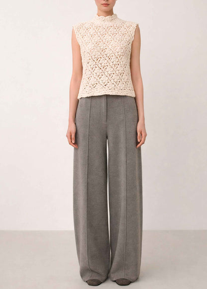 Crochet Organic Cotton Tank Top | Handmade Floral Blouse