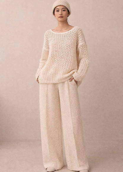 Handmade Alpaca Knit Sweater Dress | Slouchy Oversized Fit