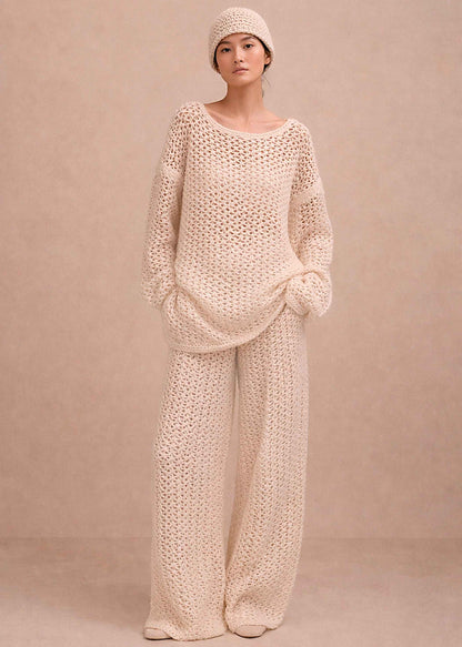 Handmade Alpaca Knit Sweater Dress | Slouchy Oversized Fit