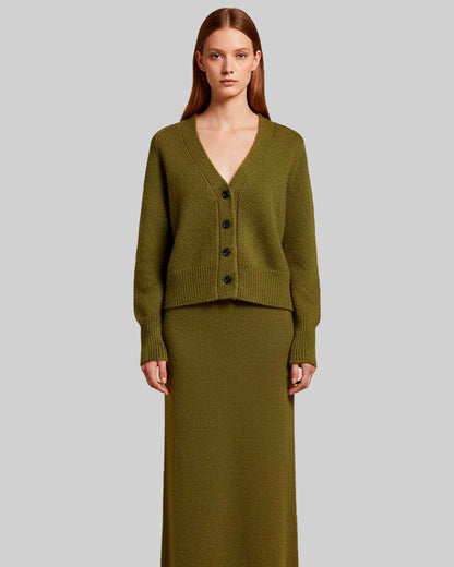 Hand Knit Alpaca Cardigan | Short Sleeve Sweater Pullovers, Wrap Style