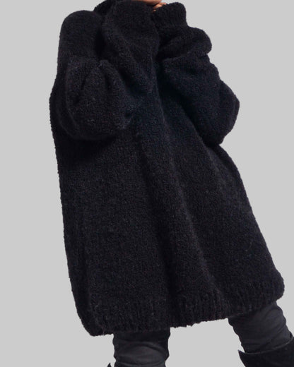 Oversized Knit Alpaca Sweater Dress | Plus Size Winter Sweater