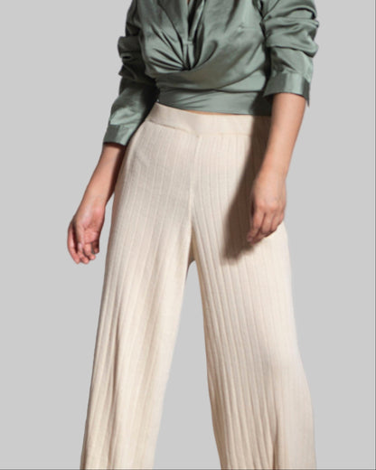 Organic Cotton Palazzo Pants | Wide Leg, Loose Fit