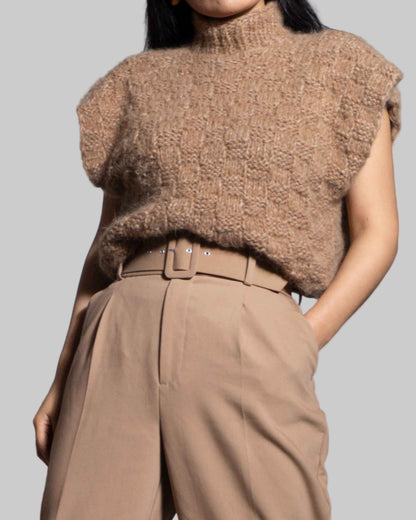 Handmade Alpaca Knit Vest and Hat | SONQO Wool Set