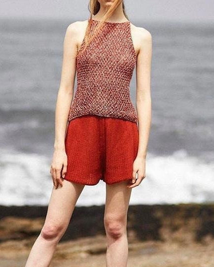 Crochet Pima Cotton Tank Top | Eco Friendly, Handmade