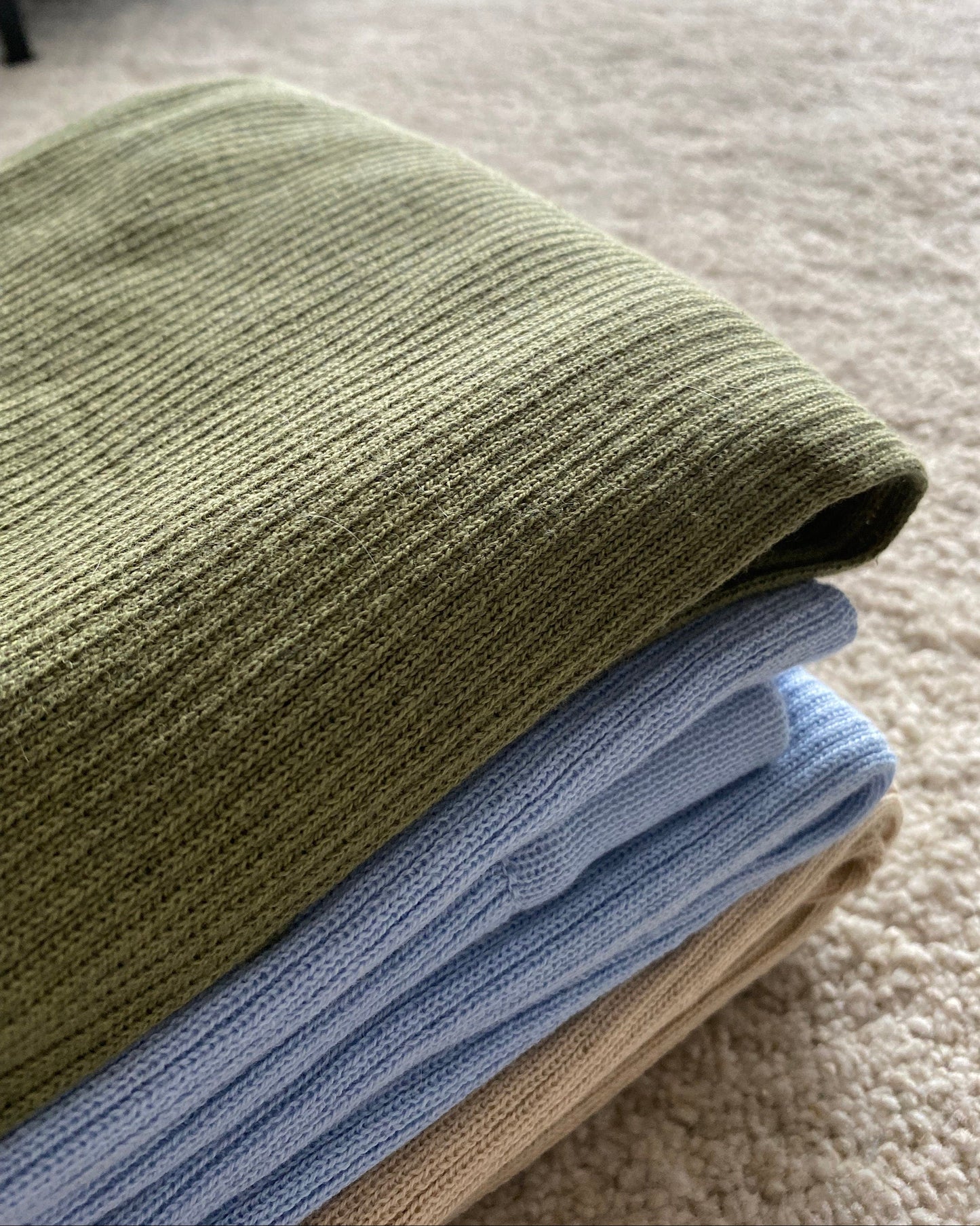 Organic Cotton Knit Pencil Skirt | Handmade Midi Skirt