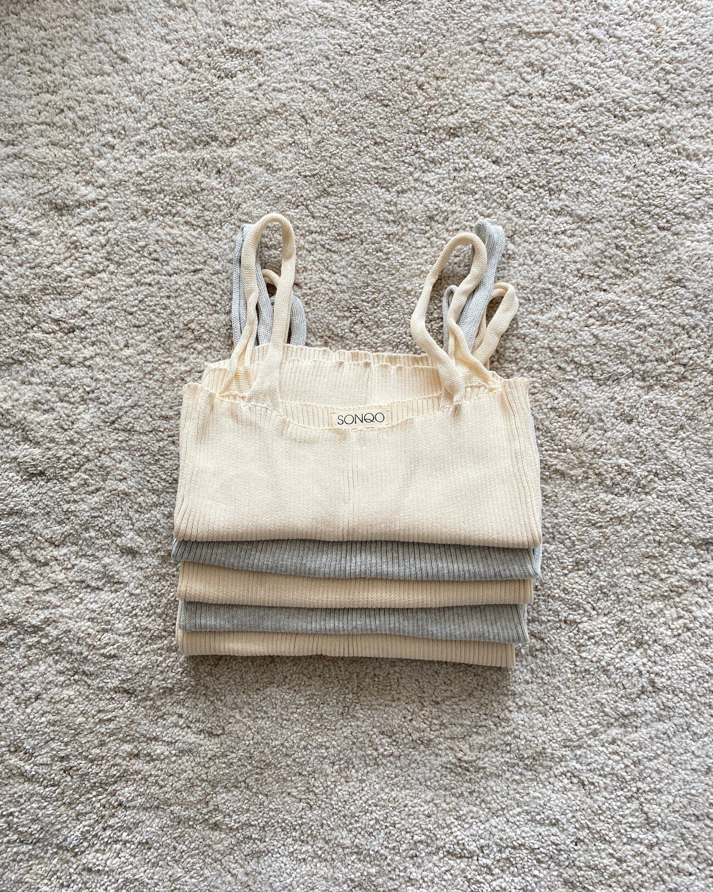 Organic cotton Tank top| sustainable women's top| minimalist top| by SONQO