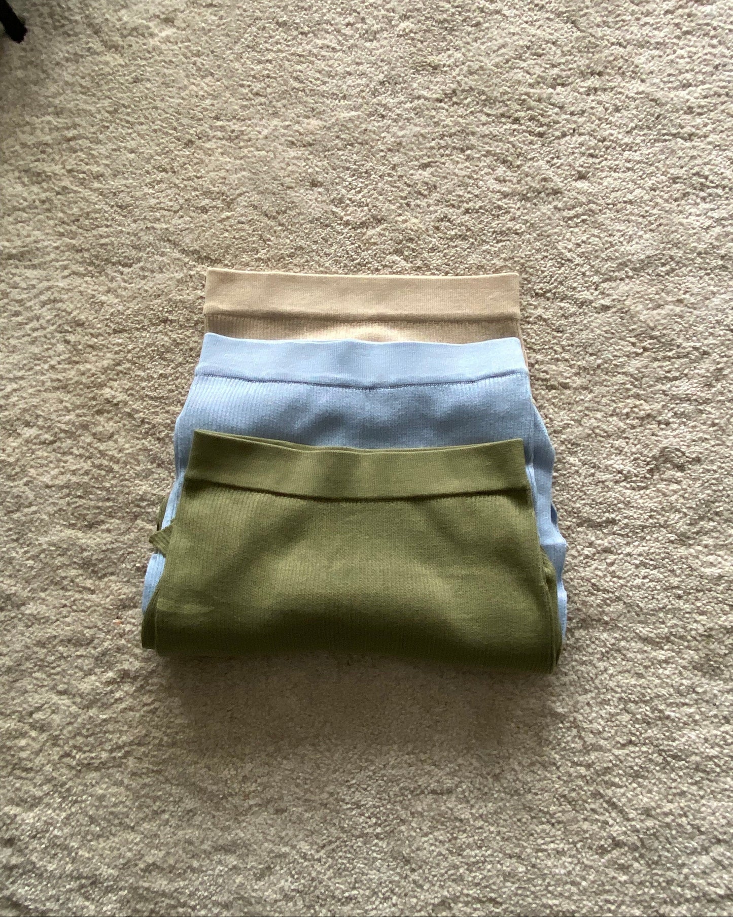 Organic Cotton Pencil Skirt | Handmade Knit Midi Skirt