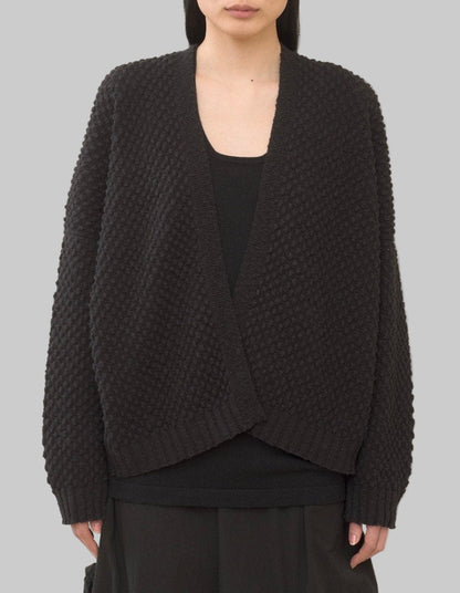 Chunky Knit Alpaca Cardigan | Slouchy Oversized Wrap