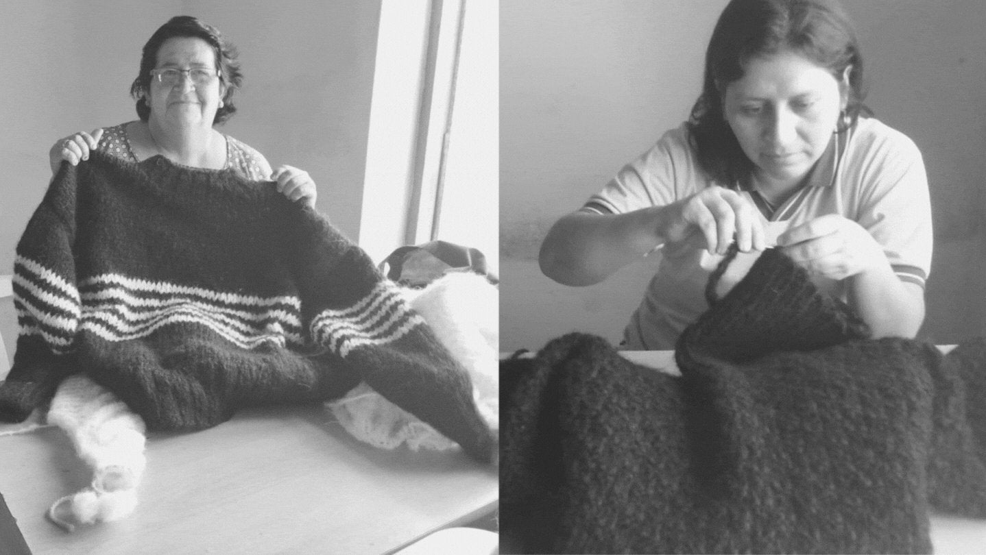 ÑAWI Hand Knit Oversized Alpaca Sweater | Chunky Turtleneck Jumper