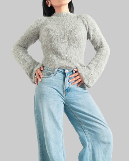 Hand Knit Alpaca Sweater - Sustainable Ethical Style