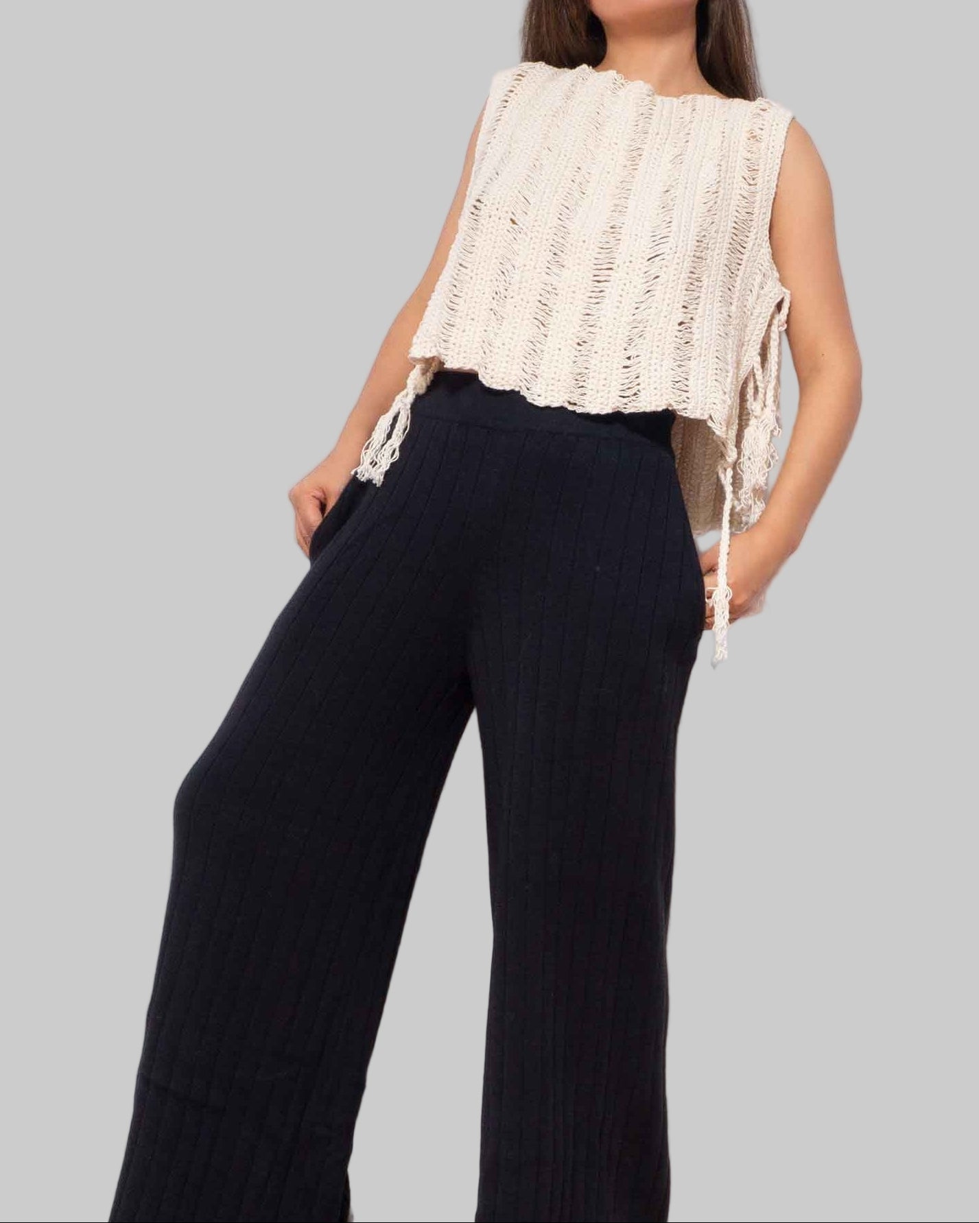 Organic Cotton Palazzo Pants | Wide Leg, Loose Fit