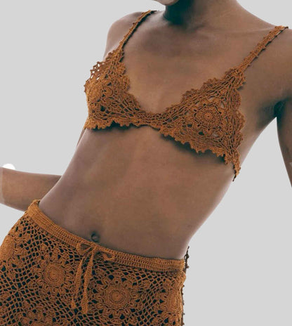 Handmade Crochet Cotton Shorts | Boho Summer Style