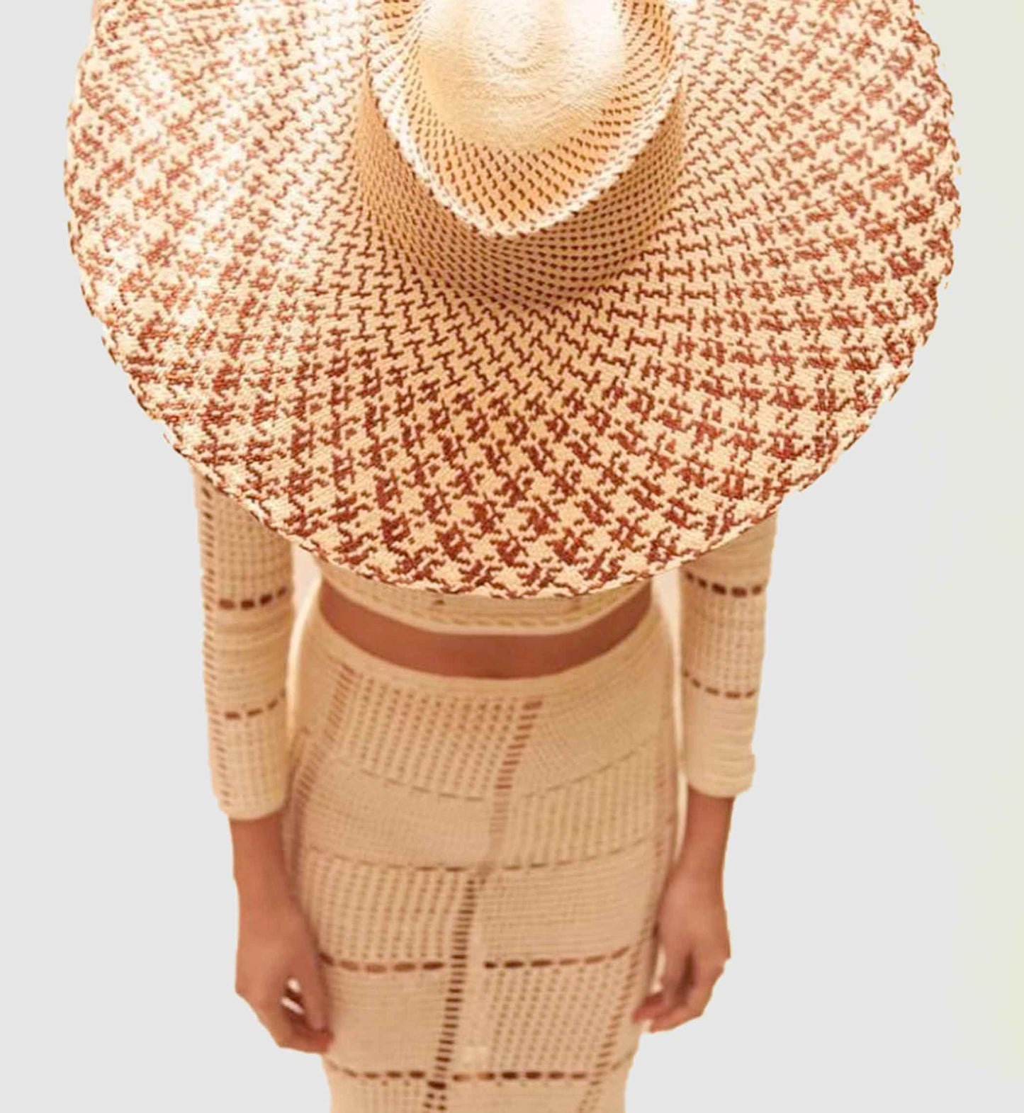 Organic Cotton Crochet Skirt - Handmade Sustainable Summer A-Line