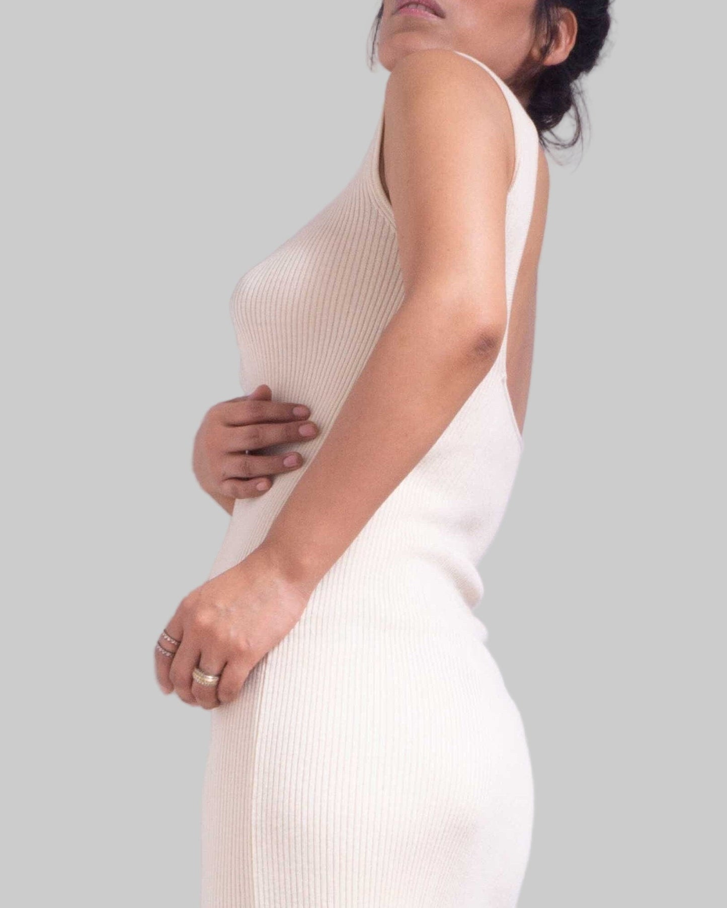 Organic Cotton Knit Midi Dress | Ethical Peruvian Made