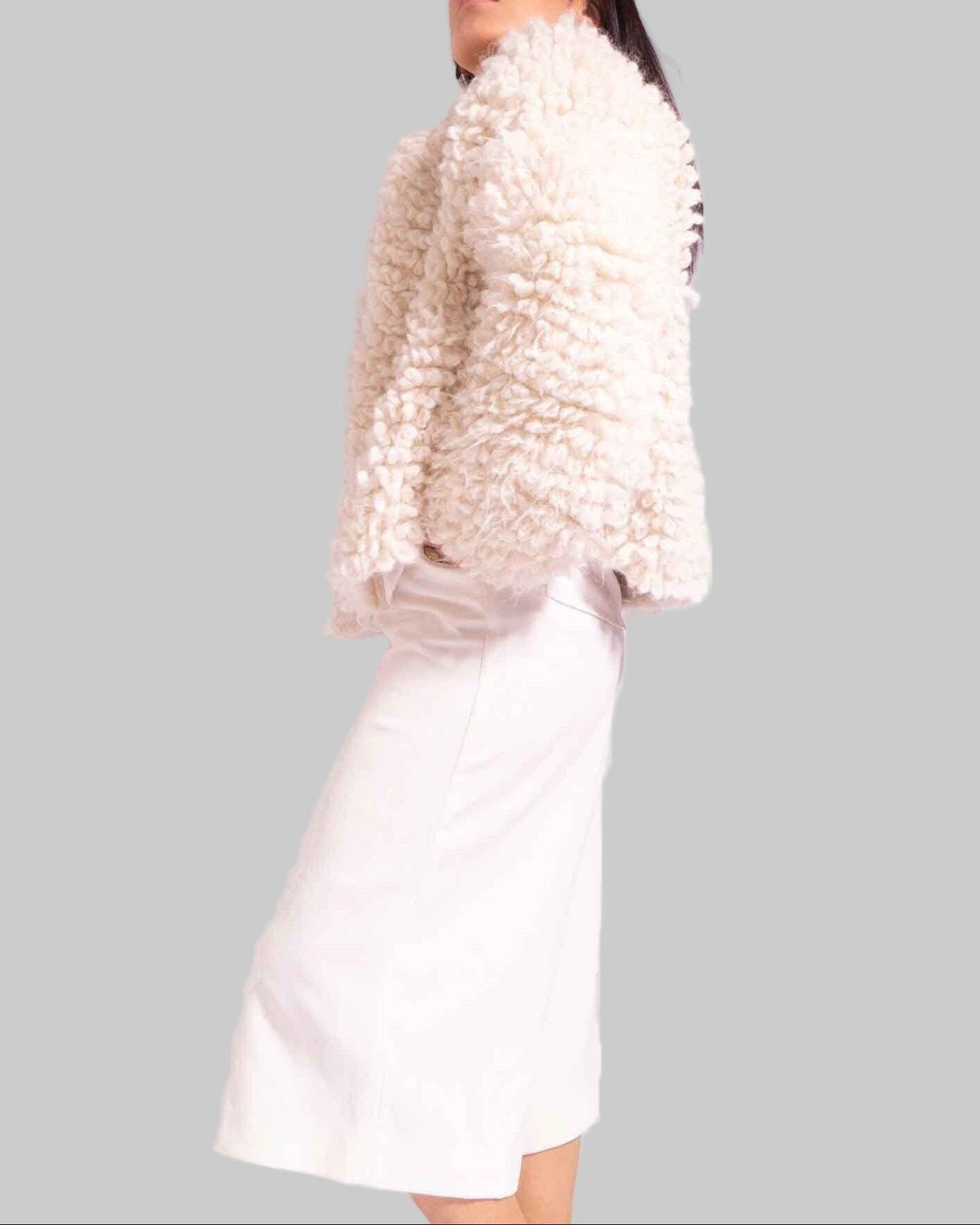 Knit Alpaca Wool Coat | Long Cardigan, Warm Winter Outerwear