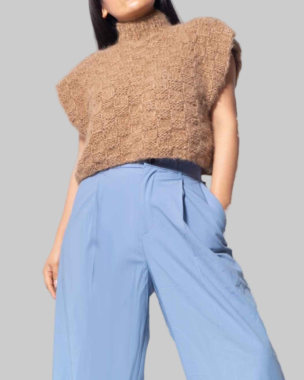 Handmade Alpaca Knit Vest and Hat | SONQO Wool Set