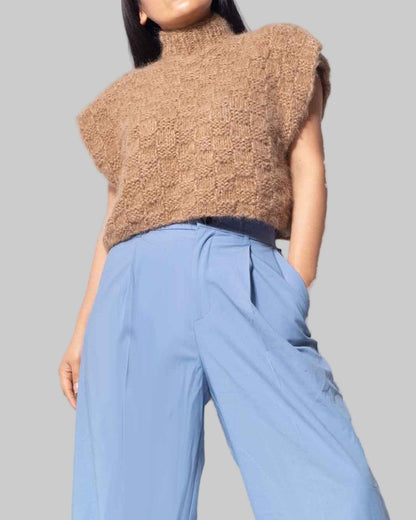 Handmade Alpaca Knit Vest and Hat | SONQO Wool Set