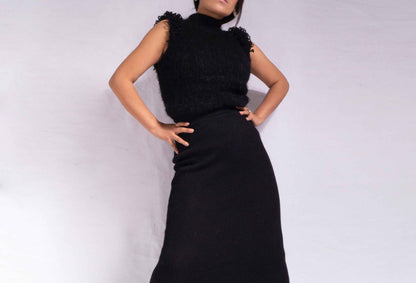 Handmade Alpaca Knit Sweater Vest | Women's Sleeveless Top