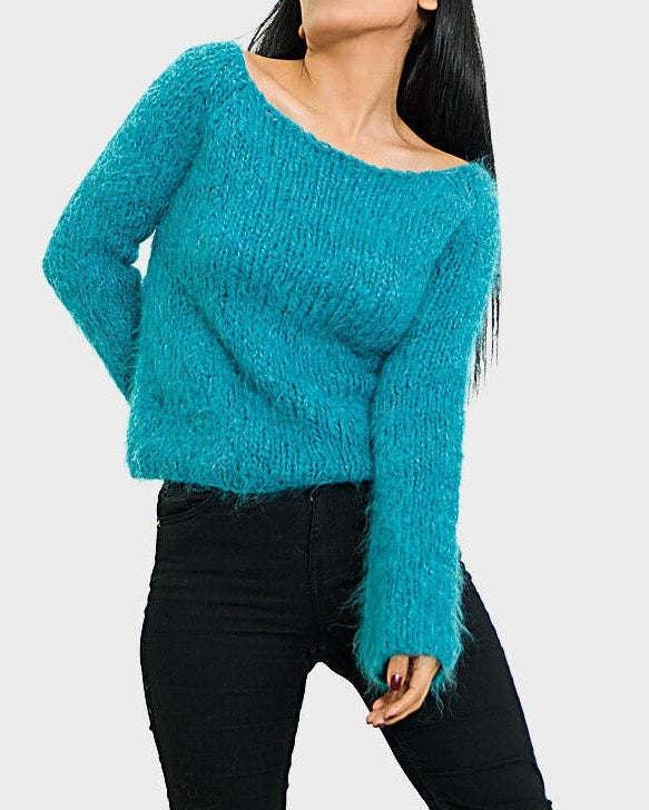 Handmade Alpaca Wool Knit Sweater | Sustainable Jumper