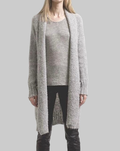 Handmade Alpaca Chunky Knit Cardigan | Oversized Winter Wrap