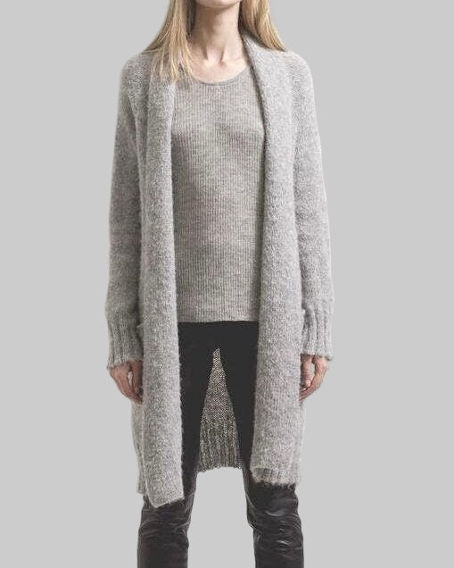 Handmade Alpaca Chunky Knit Cardigan | Oversized Winter Wrap