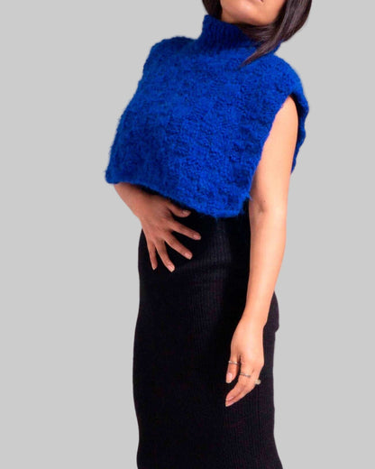 Hand Knit Alpaca Sweater Vest | Women's Wool Vest