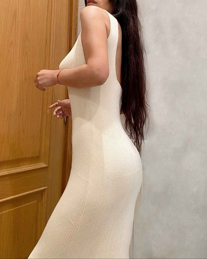 Organic Cotton Midi Dress | Fitted Cocktail Dress, Wedding Season