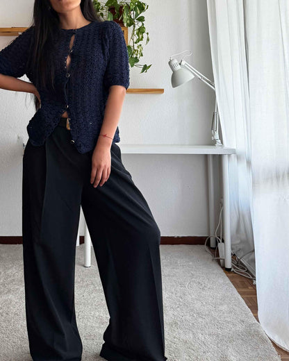 Handmade Alpaca Crochet cardi Top