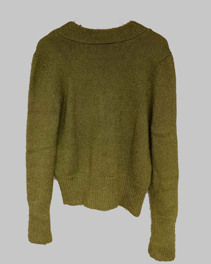 Hand Knit Alpaca Cardigan | Short Sleeve Sweater Pullovers, Wrap Style