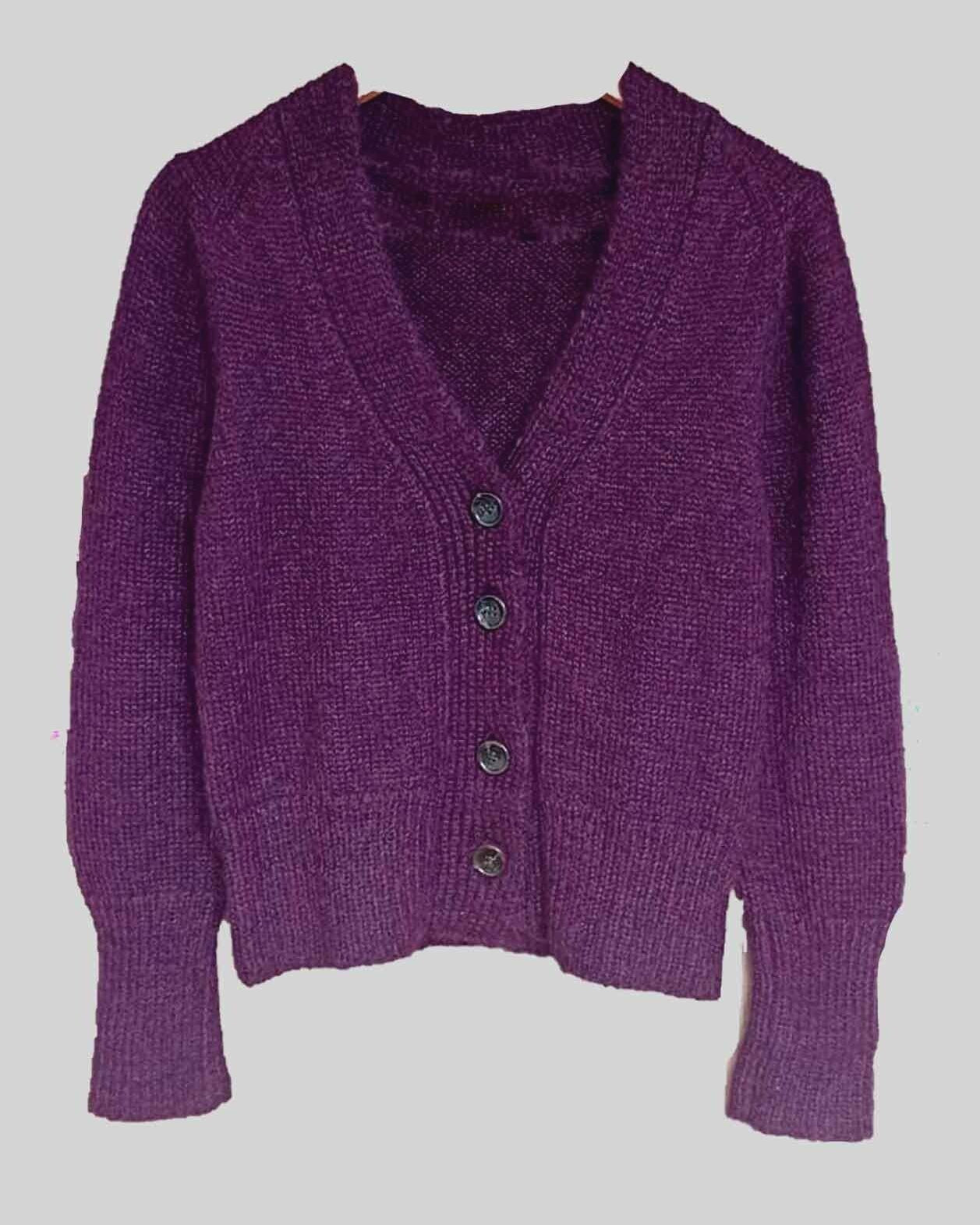 Hand Knit Alpaca Cardigan | Short Sleeve Sweater Pullovers, Wrap Style, sustainable Clothing