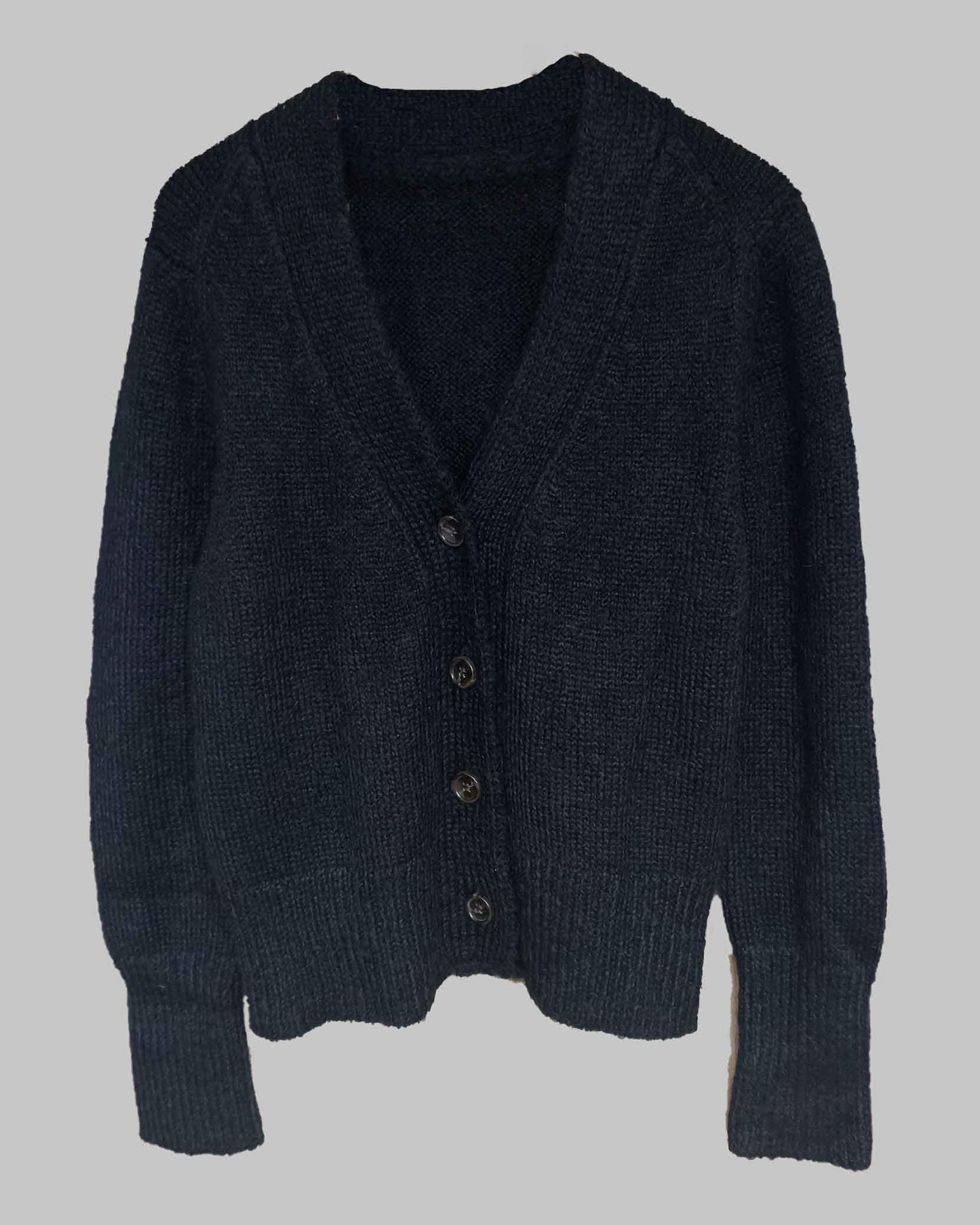 Hand Knit Alpaca Cardigan | Short Sleeve Sweater Pullovers, Wrap Style, sustainable Clothing