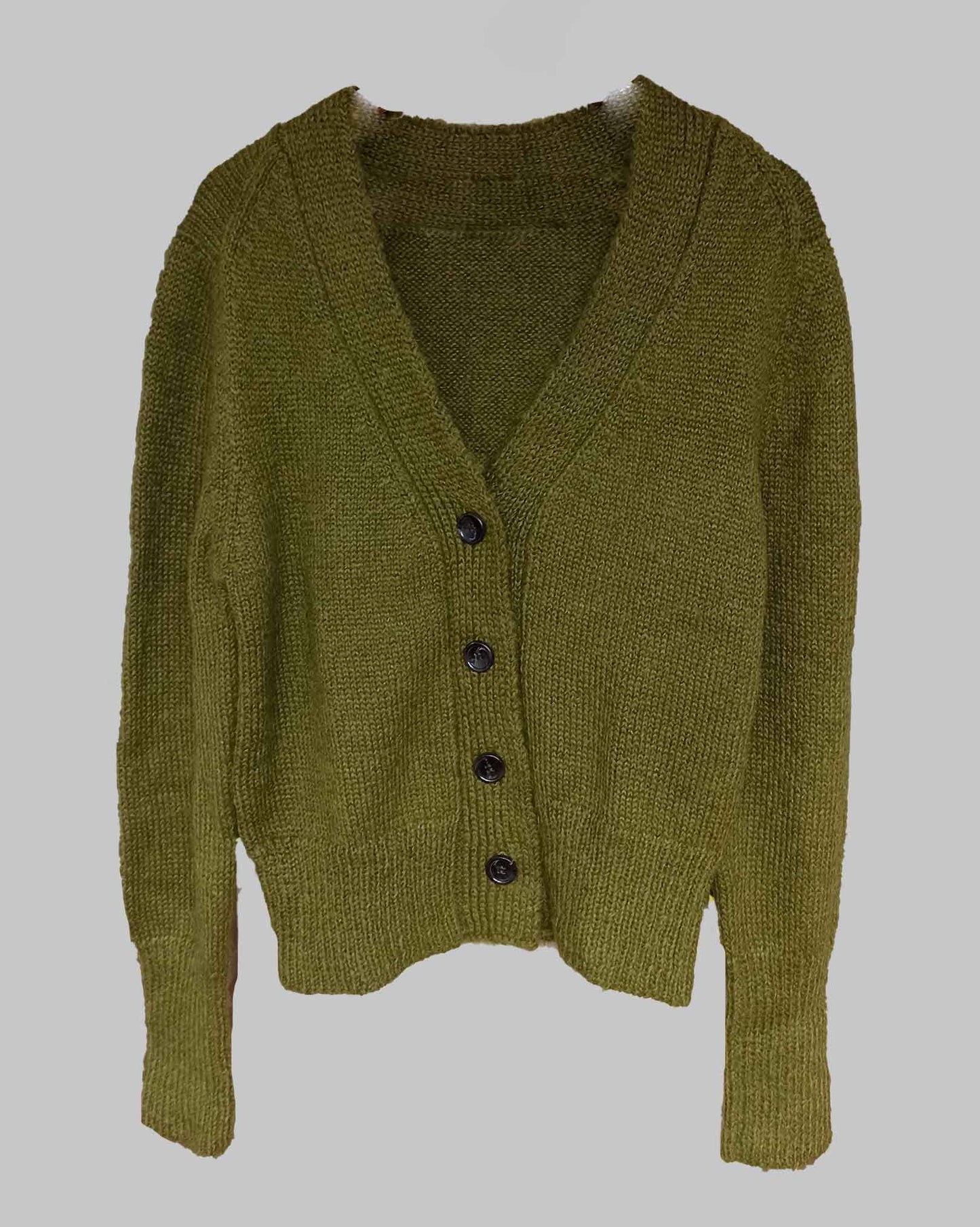 Hand Knit Alpaca Cardigan | Short Sleeve Sweater Pullovers, Wrap Style