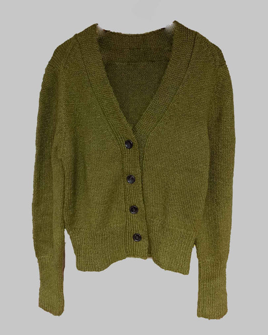 Hand Knit Alpaca Cardigan | Short Sleeve Sweater Pullovers, Wrap Style