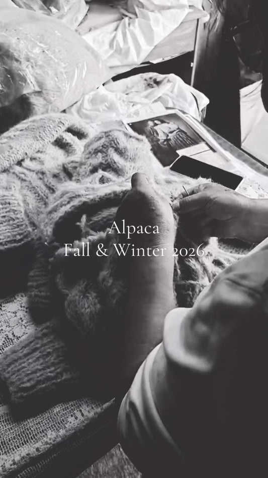 Oversized Knit Alpaca Sweater | Chunky Slouchy Pullover
