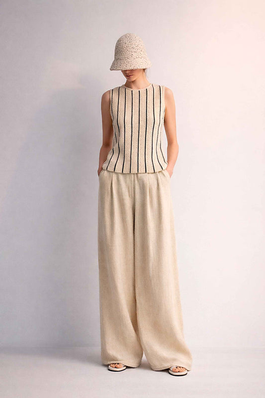 Crochet Boho Tank Top | Handmade Eco Cotton Top