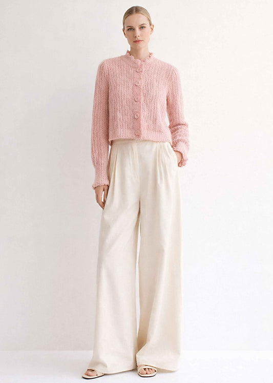 Handmade Chunky Knit Alpaca Cardigan | Oversized Cable Knit