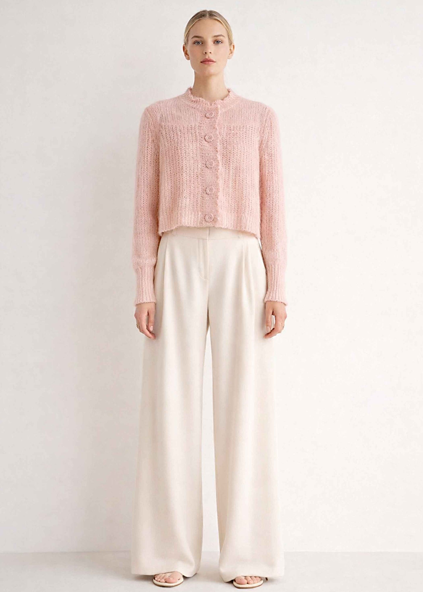 Handmade Chunky Knit Alpaca Cardigan | Oversized Cable Knit
