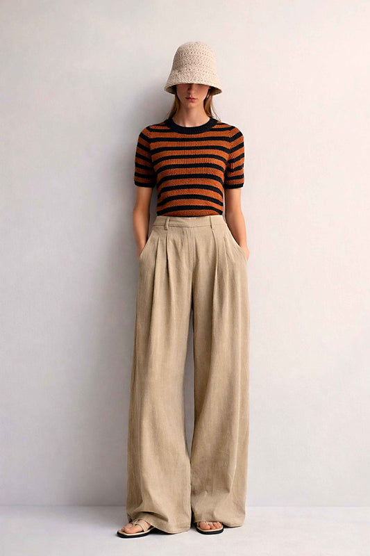 Handmade Pima Cotton Top - Sustainable Women's Blouse