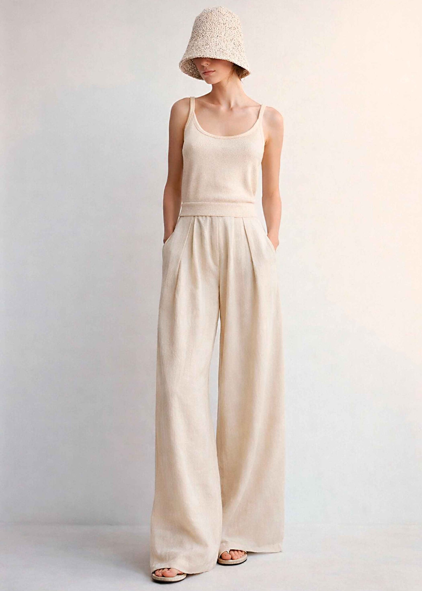 Organic Cotton Knit Tank Top | Sustainable Women's Wear