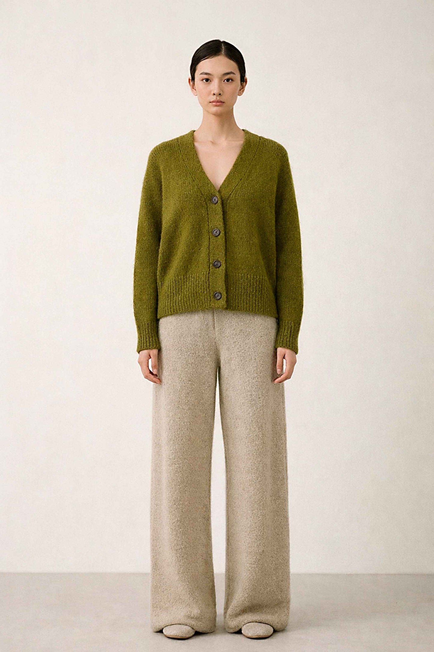 Hand Knit Alpaca Cardigan | Short Sleeve Sweater Pullovers, Wrap Style