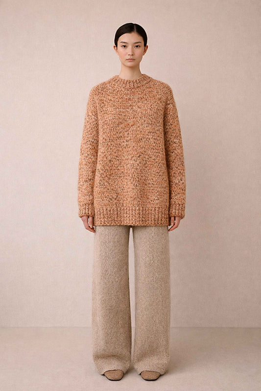 Chunky Knit Alpaca Sweater Pullover| Alpaka Pullover Damen| CARAL