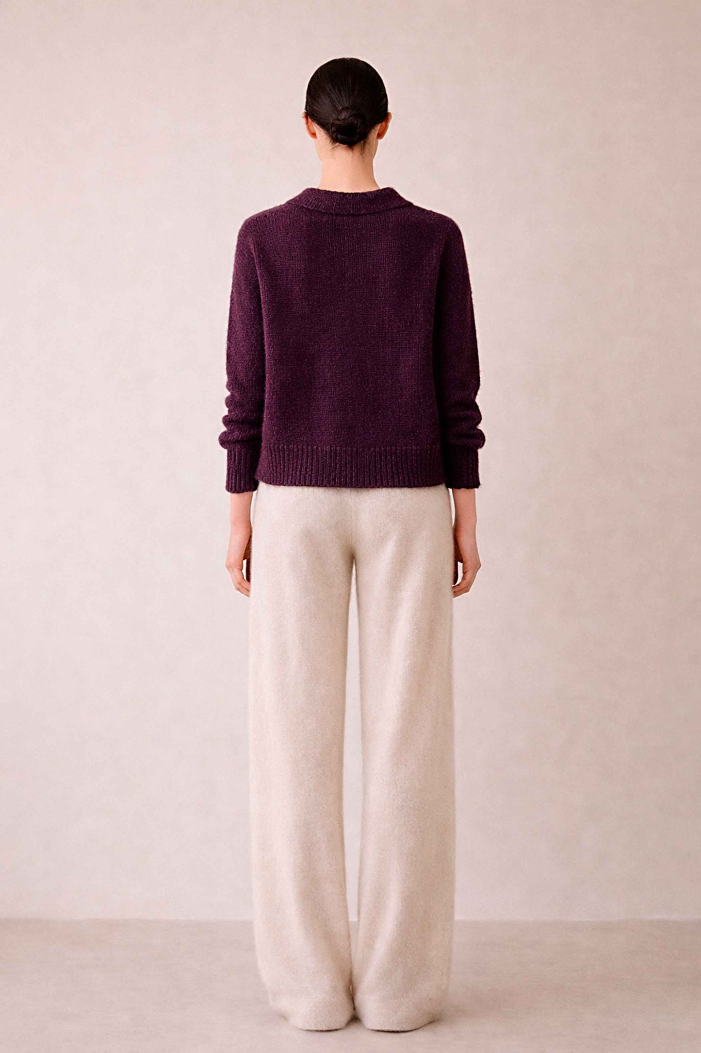 Hand Knit Suri Alpaca Cardigan | Short Sleeve cardigan Sweater| Wrap Style