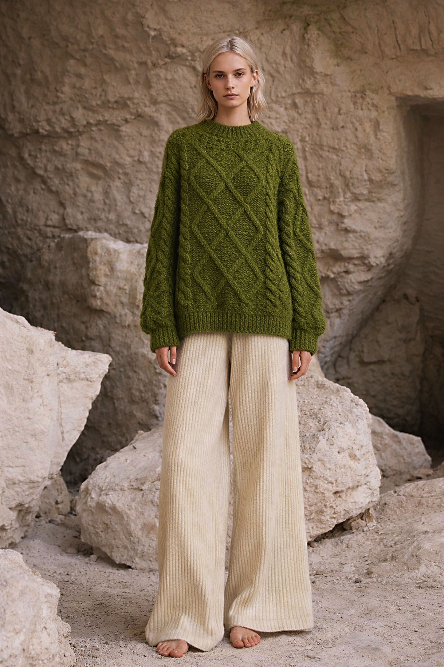 OVERSIZED ALPACA SWEATER – Ethical Craftsmanship