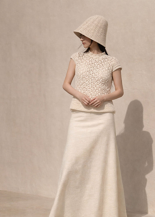 INCA crochet tank top organic cotton